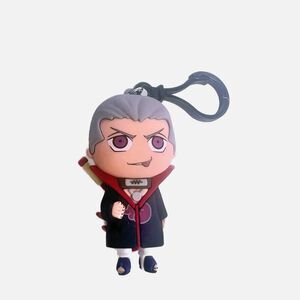 Naruto Shippuden Figural Bag Clip Hidan Mystery Keychain Backpack Clip 3”